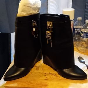 Givenchy shark lock boots
